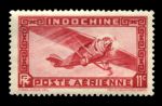 ФРАНЦУЗСКИЙ ИНДОКИТАЙ 1933г. SC# C5 / 11c. АВИАПОЧТА / MNH OG VF / АВАИАЦИЯ САМОЛЕТЫ