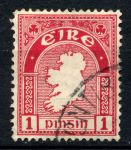 ИРЛАНДИЯ 1922-3гг. SC# 66 / 1 p. КАРТА СТРАНЫ / USED F-VF / КАРТЫ