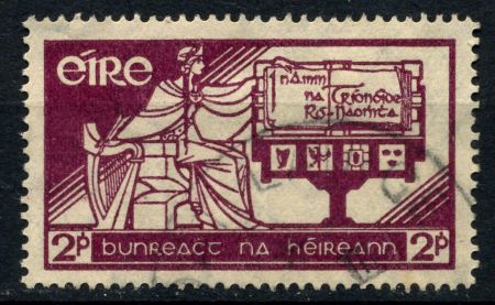 Ирландия 1937 г. • SC# 99 • 2 p. • День конституции • Used F-VF