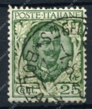 Италия 1901-1926 гг. • SC# 82 • 25 с. • Виктор Эммануил III • стандарт • USED F-VF