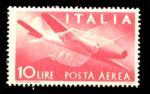 Италия 1936 г. • SC# С110(Mi# 710) • 10 L. • истребитель Капрони Кампини N.1 • MNH OG VF • авиапочта