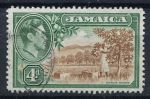 Ямайка 1938-1952 гг. • Gb# 127 • 4 d. • Георг VI • основной выпуск • сбор апельсинов • Used F-VF
