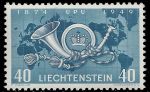 ЛИХТЕНШТЕЙН 1949г. SC# 237 / UPU / MNH OG VF / КАРТЫ