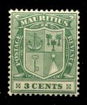 МАВРИКИЙ 1910г. GB# 183 / 3c. / MH OG VF / ГЕРБЫ