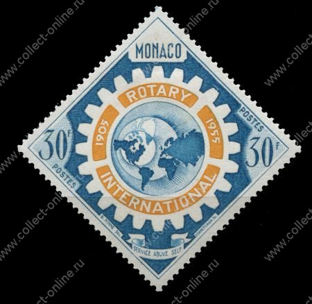 Монако 1955 г. • Mi# 526 • 30 fr. • Ротари Интернешнл • MNH OG VF