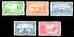 НИКАРАГУА 1939г. SC# C236-40 / АВИАПОЧТА САМОЛЕТЫ / MNH OG / АВИАЦИЯ