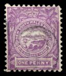 Новый Южный Уэльс 1888-1889 гг. • GB# 253 • 1 d. • осн. выпуск • вид на Сидней • Used F-VF ( кат. - £1 )