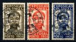 Португалия 1934 г. • Mi# 578-80 • 25 c. - 1.60 e. • Колониальная выставка • полн. серия • Used VF ( кат.- € 20 )