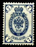 Россия 1902 - 1907 гг. • Сол# 46A • 7 коп. • верт. верже • перф: 14.5 • MNG VF