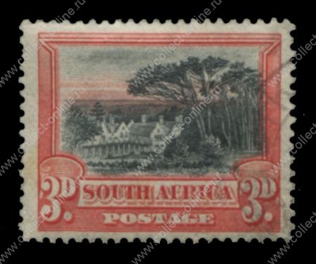 Южная Африка 1927-1930 гг. • GB# 35(SC# 27a) • 3 d. • осн. выпуск • загородная уадьба(англ. язык) • Used F-VF
