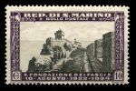 САН МАРИНО 1935г. SC# 162 / 10 c. / ЗАМОК / MNH OG VF / АРХИТЕКТУРА