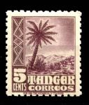 Испанское Марокко • Танжер 1948-1951 гг. • Sc# L14 • 5 c. • осн. выпуск • пальма • MNH OG VF