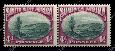 Юго-западная Африка 1931 г. • Gb# 78 • 4 d. • основной выпуск • Ватерберх • пара • MH OG VF
