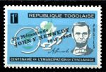 ТОГО 1964г. SC# 474 / 1fr. / ПАМЯТИ КЕННЕДИ / MNH OG VF / КАРТЫ