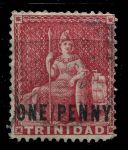 ТРИНИДАД 1882г. SC# 64 / 1d. / USED F-VF