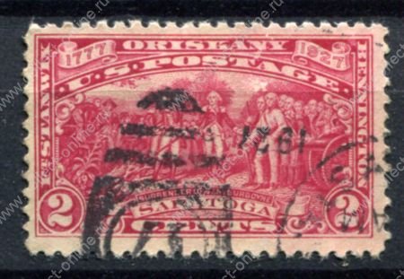 США 1927г. SC# 644 / 2 с. СРАЖЕНИЕ ПРИ САРАТОГЕ / USED F-VF