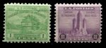 США 1933г. SC# 728-9 / 1-3c. ВЫСТАВКА В ЧИКАГО / MNH OG VF / АРХИТЕКТУРА