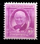 США 1948г. SC# 960 / 3c. / В. АЛЛЕН ВАЙТ / MNH OG VF