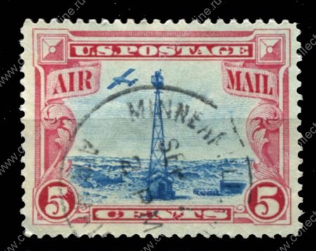 США 1928г. SC# C11 / 5 с. АВИАПОЧТА / USED F-VF / САМОЛЕТЫ