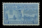 США 1944-51гг. SC# E17 / 13c. ПОЧТАЛЬОН НА МОТОЦИКЛЕ / MNH OG VF / ТРАНСПОРТ