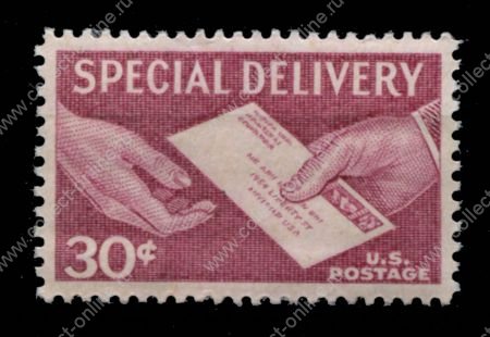 США 1957г. SC# E21 / 30c. / MNH OG VF