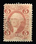 США 1862-71гг. SC# R24 / 5 c. / USED F-VF