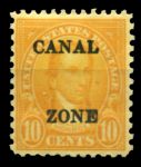 Зона Панамского канала 1925-1928 гг. • SC# 87 • 10 c. • надпечатка на марке США • Джеймс Монро • MNH OG VF ( кат. - $52.5 )