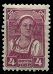 СССР 1929-41 гг. Сол# 317 • 4 коп. • крестьянка • стандарт • MNH OG F-VF