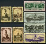 СССР 1953 г. • Сол# 1735-1342 • 40 коп. - 1 руб. • Ленинград (1-й и 2-й выпуски) • полн. серия • Used F-VF