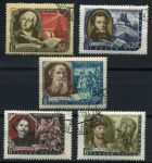 СССР 1956 г. • Сол# 1966-70 • 40 коп.(5) • Отечественные писатели • полн. серия • Used F-VF