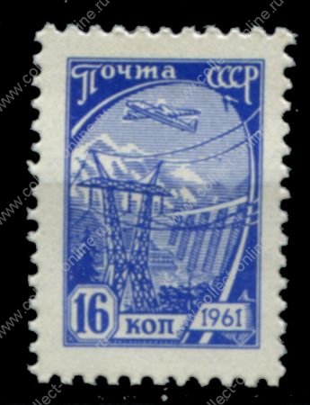СССР 1961 г. • Сол# 2517 • 12 коп. • Минин и Пожарский • рам. • стандарт • MNH OG VF