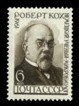 СССР 1961 г. • Сол# 2555 • 6 коп. • Роберт Кох (микробиолог) • MH OG VF