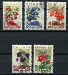 СССР 1964 г. • Сол# 3132-3136 • 1 - 16 коп. • Дикие ягоды • полн. серия • Used(ФГ) OG VF