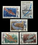 СССР 1966 г. Сол# 3399-3403 • Промысловые рыбы Байкала • MNH OG XF • полн. серия