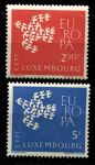Люксембург 1961 г. • Mi# 647-648 • выпуск Европа (CEPT) • полн. серия • MNH OG VF