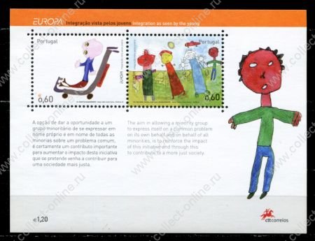 Португалия 2006 г. • Mi# bl. .. • €1.20 • Детские рисунки • Европа CEPT • блок • MNH OG VF
