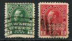 Канада 1915 г. SC# MR1-2 • 1 и 2 c. • военный налог • Георг V • фискальный выпуск • Used VF