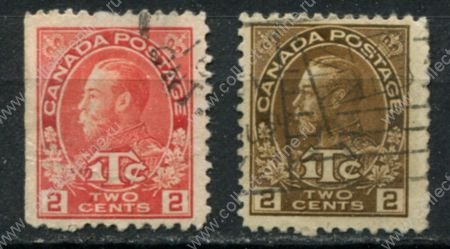 Канада 1916 г. SC# MR3-4 • 2 + 1 c. • военный налог • Георг V • фискальный выпуск • Used VF