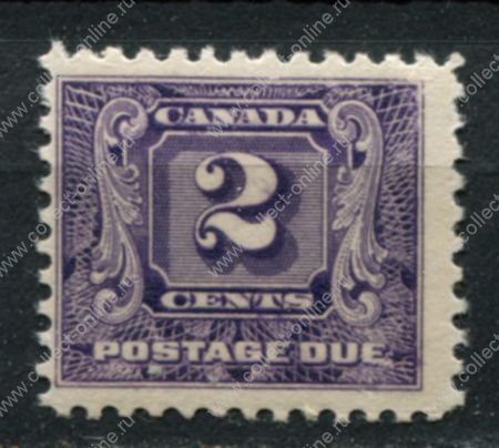 Канада 1930-1932 гг. • Sc# J7 • 2 c. • перф. 11 • доплата • MNH OG VF ( кат. - $13 )