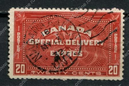 Канада 1930 г. Sc# E4 • 20 c. • спец. доставка • Used VF ( кат.- $20 )