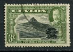 Цейлон 1935-1936 гг. • Gb# 369 • 3 c. • основной выпуск • пик Адама • Used VF