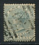 Цейлон 1872-1880 гг. • Gb# 122 • 4 c. • Королева Виктория • Used VF
