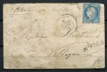 Франция 1873 г. • Sc# 58 • 25 с. • Церера • конверт • Used(Париж) VF