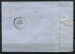 Франция 1864 г. • Sc# 26 • 20 с. • Император Наполеон • конверт • Used(Париж-Кале) XF