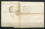 Франция 1858 г. • Sc# 15a • 20 с. • Император Наполеон • б.з. • конверт • Used(Гавр) XF