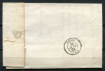 Франция 1862 г. • Sc# 15 • 20 с. • Император Наполеон • б.з. • конверт • Used(Гавр-Руан) XF