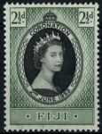 Фиджи 1953 г. • Gb# 278 • 2½ d. • Коронация Елизаветы II • MNH OG VF
