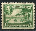 Британская Гвиана 1934-1951 гг. • Gb# 288 • 1 c. • Георг V • осн. выпуск • обработка рисовой плантации • Used F-VF
