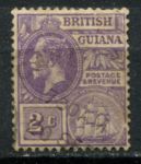 Британская Гвиана 1921-1927 гг. • Gb# 274 • 2 c. • Георг V • стандарт • Used F-VF