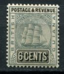 Британская Гвиана 1907-1910 гг. • Gb# 256 • 6 c. • парусный фрегат • стандарт • MLH OG VF ( кат. - £15 )